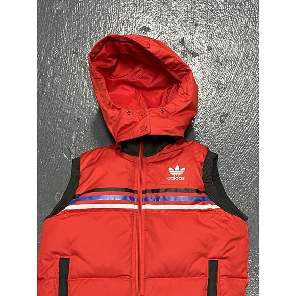 Vintage ADIDAS Originals Down Puffer Vest Jacket Size 38 - Picture 2 of 12
